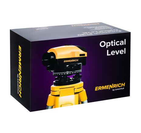 Ermenrich PL30 žltý optický nivelačný prístroj, image-9