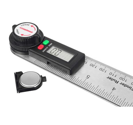 Ermenrich Verk DR30 digitálny uhlomer s metrom, image-7