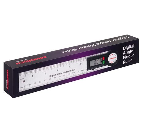 Ermenrich Verk DR30 digitálny uhlomer s metrom, image-8