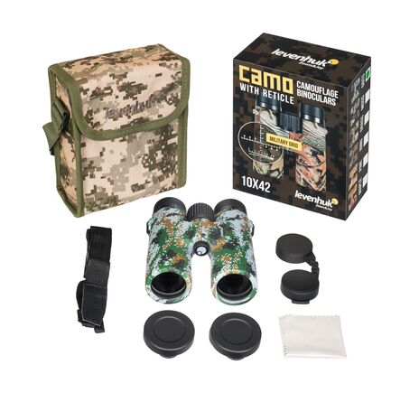 Ďalekohľad Levenhuk Camo 10x42 so zameriavačom, Farba: Dots, image-4