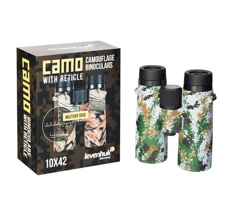 Ďalekohľad Levenhuk Camo 10x42 so zameriavačom, Farba: Dots, image-5