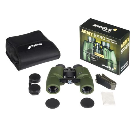 Ďalekohľad Levenhuk Army 8x40 so zameriavačom, image-4