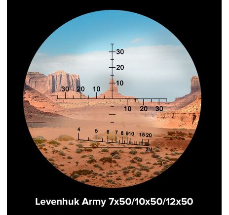 Ďalekohľad Levenhuk Army 10x50 so zameriavačom, image-3