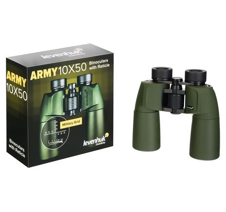 Ďalekohľad Levenhuk Army 10x50 so zameriavačom, image-5