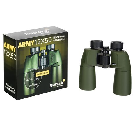 Ďalekohľad Levenhuk Army 12x50 so zameriavačom, image-5