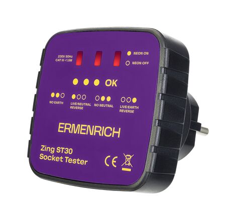 Ermenrich Zing ST30 tester zásuviek
