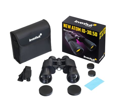 Ďalekohľad Levenhuk New Atom 10-30x50, image-3