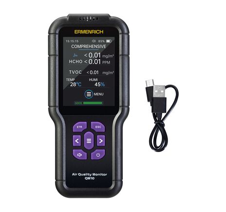 Ermenrich QM10 monitor kvality ovzdušia, image-4