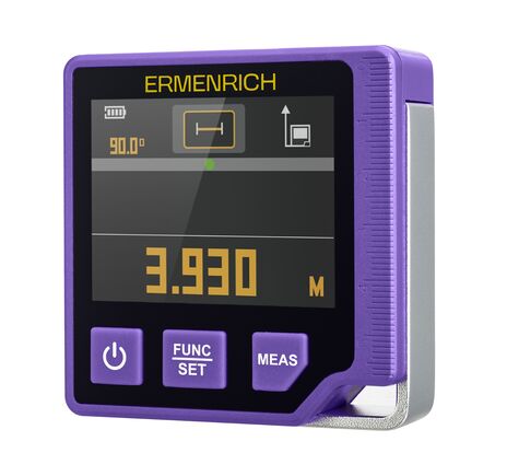 Ermenrich Verk LQ60 digitálna vodováha s laserovým meračom 3 v 1