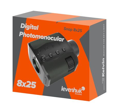 Levenhuk Kelvin Snap 8x25 digitálny fotomonokulár, image-2