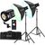 COB LED svetlo BRESSER BR-135RGB Duo Kit so softboxom