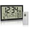 Nástenné hodiny BRESSER MyTime Jumbo LCD – s počasím
