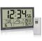 BRESSER MyTime Jumbo LCD Weather Wall Clock