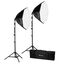 LED softbox denný set BRESSER BR-2860 2 × 50 W so softboxmi