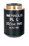 Objektív MAGUS 20HP, 20х/0,40 Plan L fáza PHP2 ∞/1,2 WD 8,0 mm