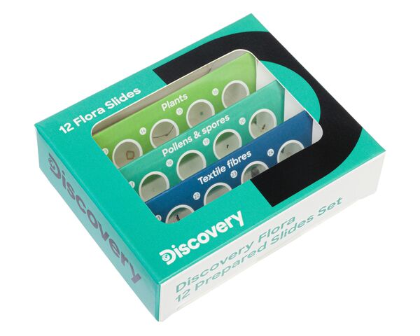 Sada mikropreparátov Discovery Flora, 12 ks.