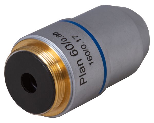 Levenhuk MED 60x Plan Achromatic Objective, image-2