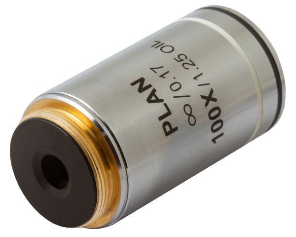 Levenhuk MED 100x Infinity Plan Achromatic Objective, image-2