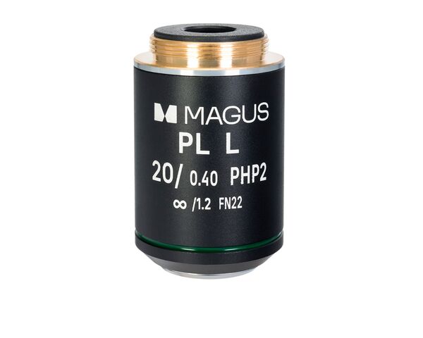 Objektív MAGUS 20HP, 20х/0,40 Plan L fáza PHP2 ∞/1,2 WD 8,0 mm