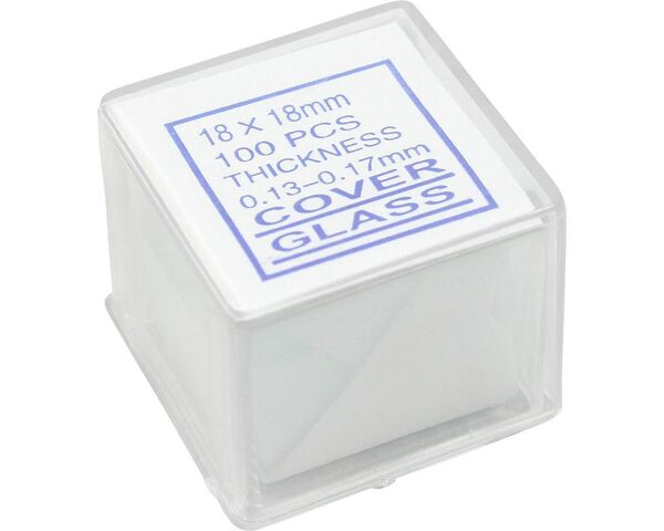 Omegon Deckgläser 18x18mm