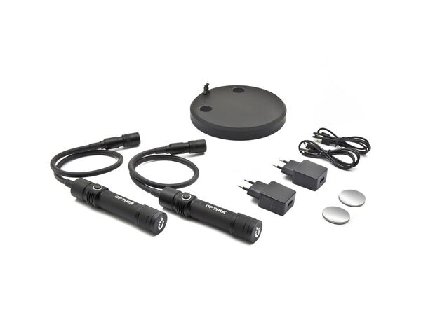 Pár osvetľovacích ramien Optika CL-33 s magnetickou fixáciou, USB