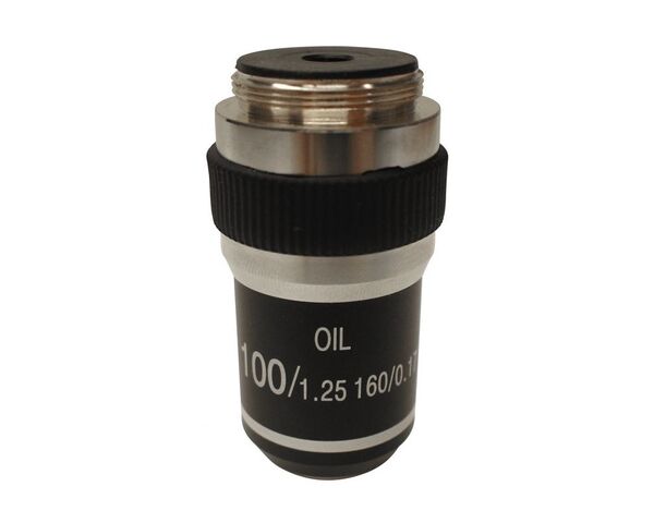 Optika Objektiv 100x/1.25 (oil), hochkontrast, M-143