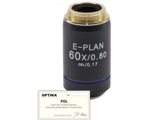 Optika Objektiv 60x/0.80, infinity, plan, POL,  (B-383POL), M-149P