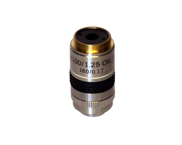 Objektív Optika M-059, 100x olejový s clonou pre tmavé pole pre B-380, B-500
