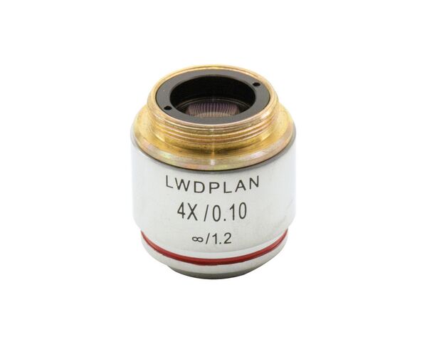 Optika Objektív M-782, 4x/0,10, LWD, IOS, plán