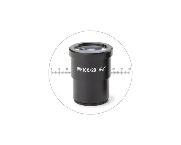 Euromex Messokular HWF 10x/20 mm okulár s mikrometrom , SB.6010-M (StereoBlue)