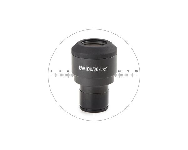 Euromex Messokular IS.6010-CM, WF10x/20 mm, 10/100 mikrometrov, kríž, Ø 23,2 mm (iScope)