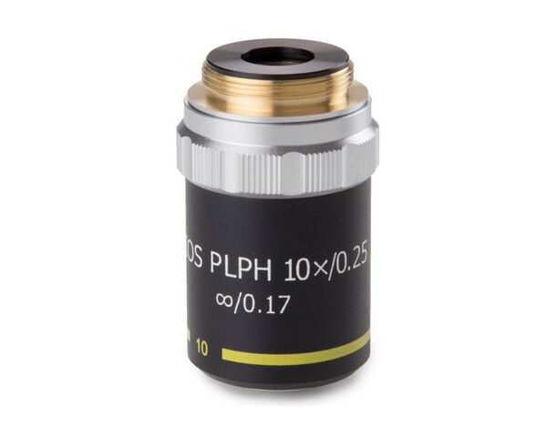 Euromex Objektiv 10x/0,25 plán, fáza, nekonečno, BB.7710 (BioBlue.lab)