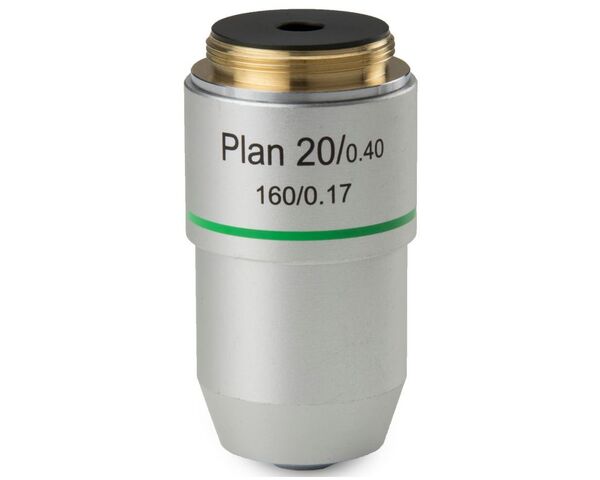 Šošovka Euromex 20x/0,40 plan, DIN, BB.8820 (BioBlue.lab)