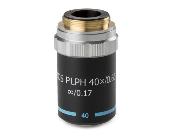 Euromex Objektiv 40x/0,65 plán, fáza, nekonečno, BB.7740 (BioBlue.lab)