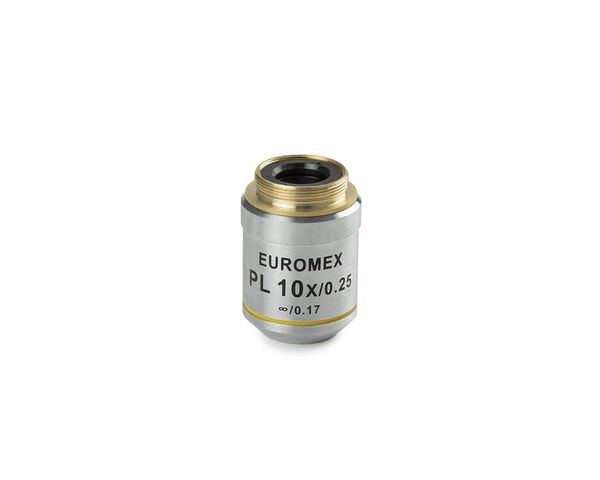 Objektív Euromex AE.3106, 10x/0,25, š. 10 mm, PL IOS infinity, plán (Oxion)