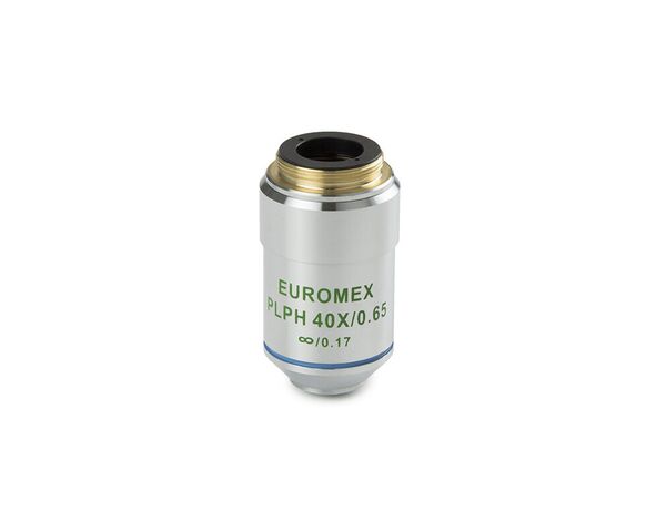 Objektív Euromex AE.3130, S40x/0,65, š. 0,36 mm, PLPH IOS nekonečno, plán, fáza (Oxion)