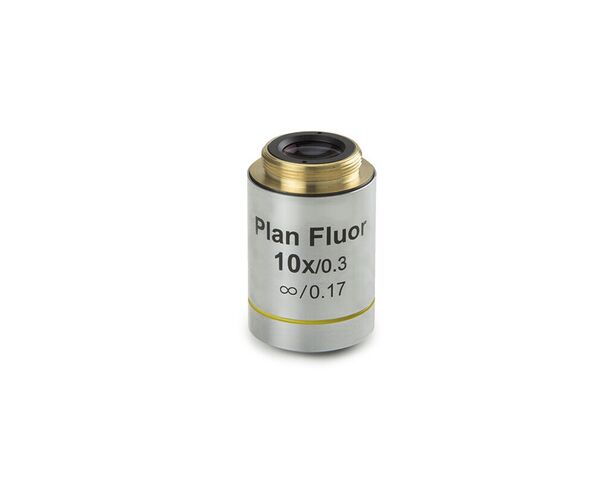 Euromex Objektiv AE.3146, 10x/0,30, PL-FL IOS nekonečno, plán, poloapochromatický (Oxion)