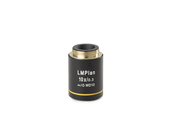 Objektív Euromex AE.3173, 10x/0,25, š. 16 mm, PL-M IOS infinity, plochý, bez krycieho skla (Oxion)