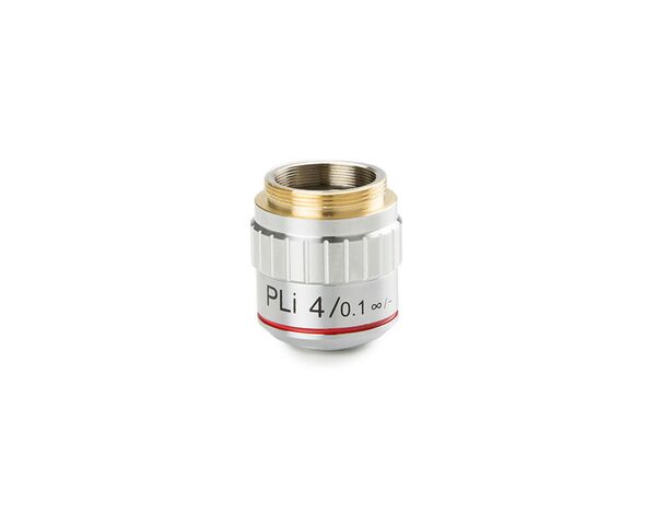Euromex Objektiv BS.8404, Plan PLi 4x/0,10 IOS (s korekciou na nekonečno), š. 21,0 mm (bScope)
