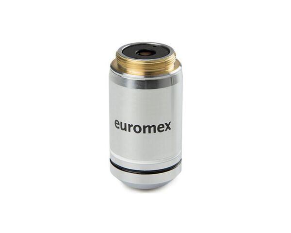 Euromex Objektiv IS.7200, 100x/1,25 olejový ponor, PLi, plán, nekonečno, pružina (iScope)