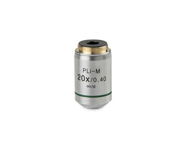 Objektív Euromex IS.8120, 20x/0,40, PLMi, plán, nekonečno (iScope)