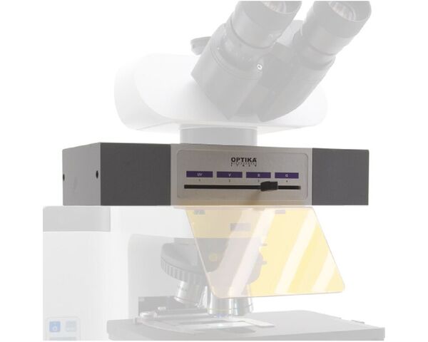 Optika M-1031M, 4-polohový LED fluorescenčný nástavec, bez LED fluorescenčných filtrov