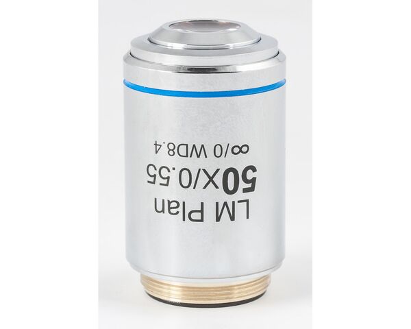 Motic Objektiv, CCIS achromat. LM PL 50x/0.55 (AA=8.4mm)