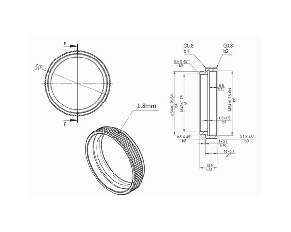 ZWO M54 Predlžovací tubus 10 mm, image-3