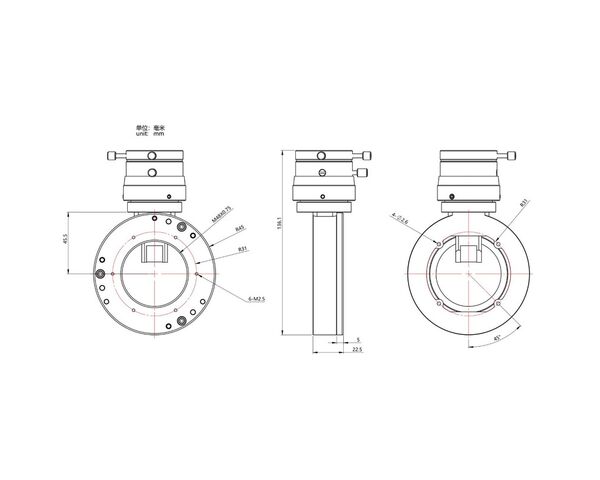 ZWO OAG-L Off-Axis Guider Pointačné zariadenie, image-6