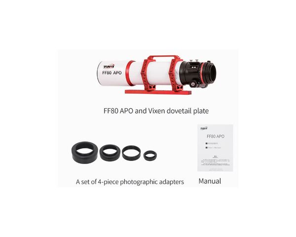 ZWO FF80 Apochromatický refraktor, image-14