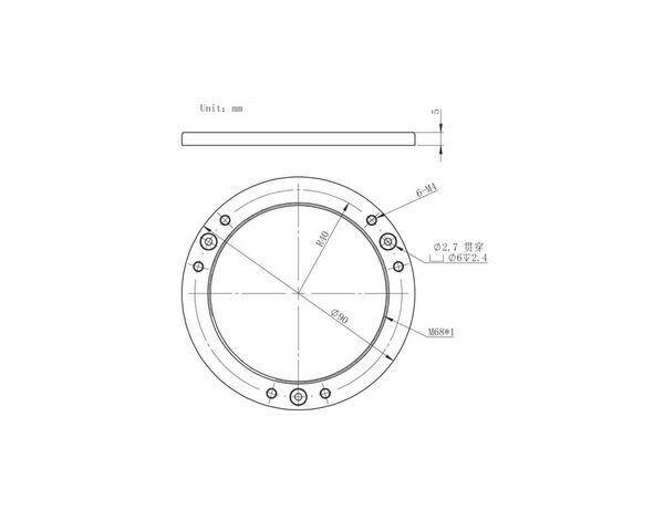 ZWO M68 Tilt adaptér, image-2