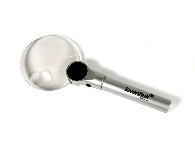 Levenhuk Zeno 400 s LED osvetlením 2/4x 88/21 mm kov lupa