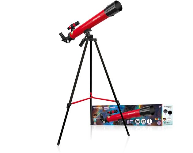 Teleskop Bresser Junior Space Explorer 45/600 AZ Red, Farba: Red