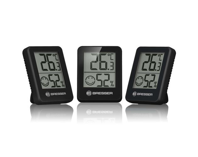 Sada termo-hygrometrov BRESSER ClimaTrend Hygro Indikator – 3 ks